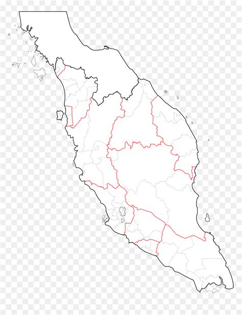 Blank Map Of Peninsular Malaysia Clip Arts Peninsular Malaysia Blank