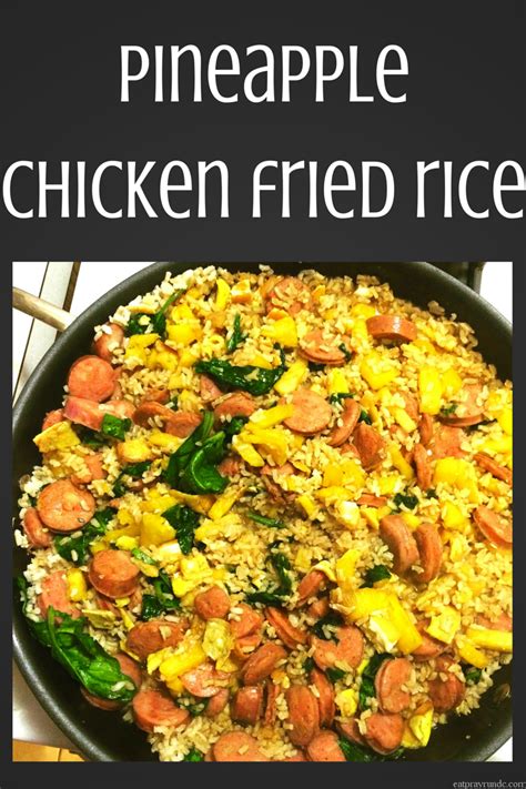 Then put the raw, cubed chicken on top. Pineapple Chicken Fried Rice Recipe - Eat Pray Run DC