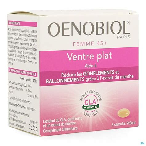 Oenobiol Femme 45 Ventre Plat 60 Gélules
