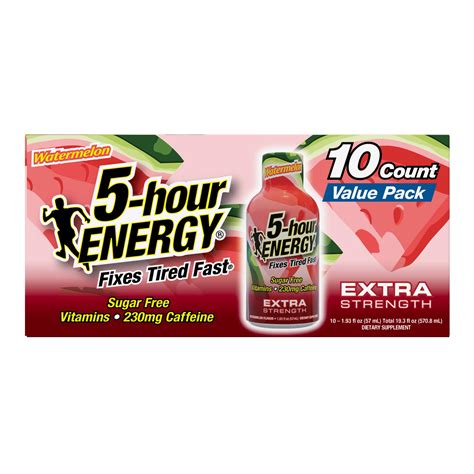 5-hour ENERGY Extra Strength Energy Shots - Watermelon - Shop Sports