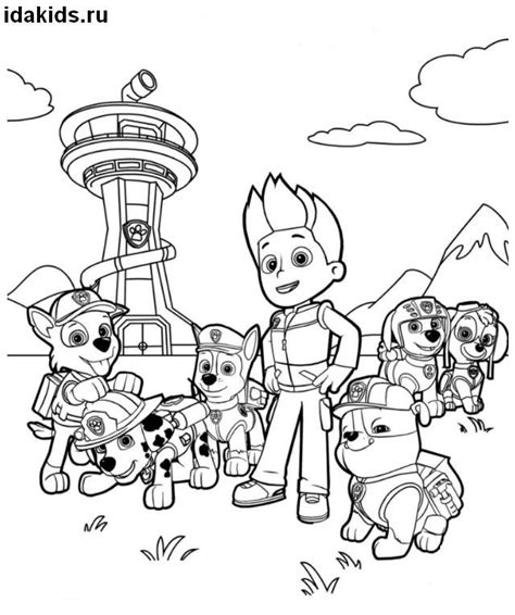Robodog Paw Patrol Pages Coloring Pages