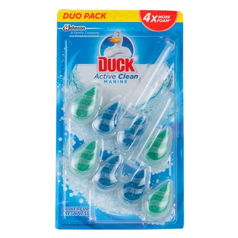 duck active clean toilet rim block