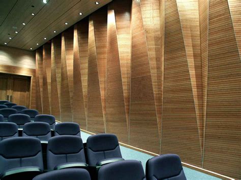 Wall panelling can be made from ceramic tiles or any number of agglomerates (like mdf) as well as natural wood options. Soundtube® - Lambri