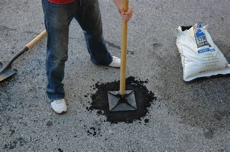 Depending on how the asphalt is damaged, you can also repair the asphalt yourself by using the. User types - EZ Street Cold Patch Asphalt