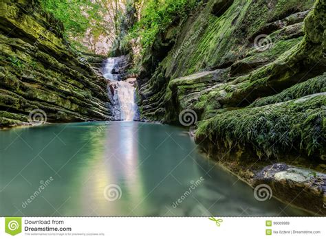 Erfelek Waterfall In Sinopturkey Stock Image Image Of Style
