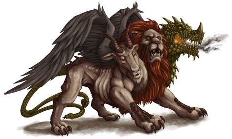 Body of a lion wings of an eagle. Chimera by ~willowWISP on deviantART LIKE THE LION BODY ...