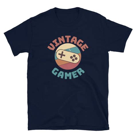 Vintage Gamer T Shirt Retro Gamer Shirt Retro Gaming Tee Etsy