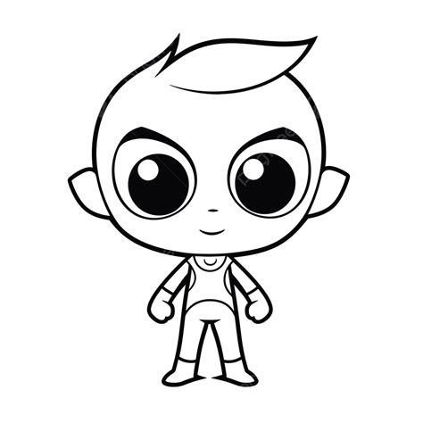 Cute Cartoon Character Coloring Page Outline Sketch Drawing Vector Car Drawing Cartoon Drawing