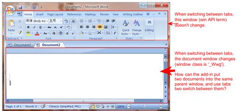 Document Window In Ms Word Free Documents