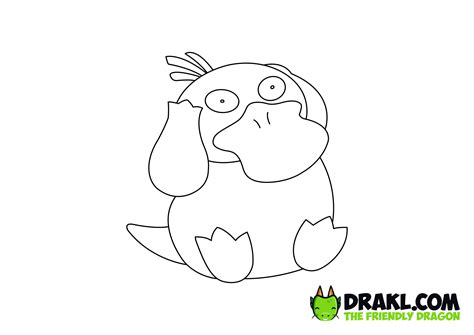 054 Psyduck Pokemon Coloring Page Printable Porn Sex Picture
