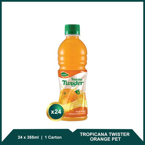 Jocom Product Tropicana Twister Orange Pet 1 Carton 24 X 355ml