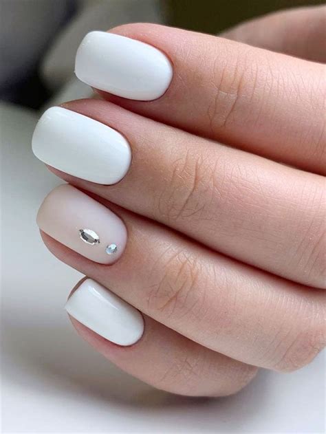 Simple White Nails Ideas You Should Try Lines On Nails Bride