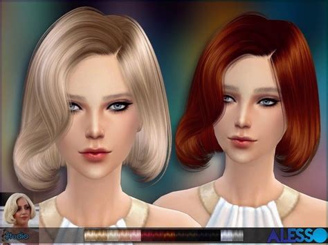 Anto Studio Hair The Sims 4 Catalog Sims Hair Womens