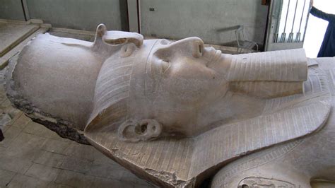 a colossal statue of ramesses ii at memphis ancient world magazine