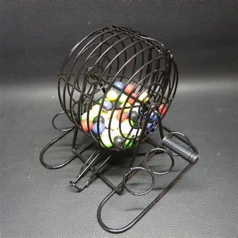 Other Board Games And Cards Original Metal Bingo Ball Roller Was