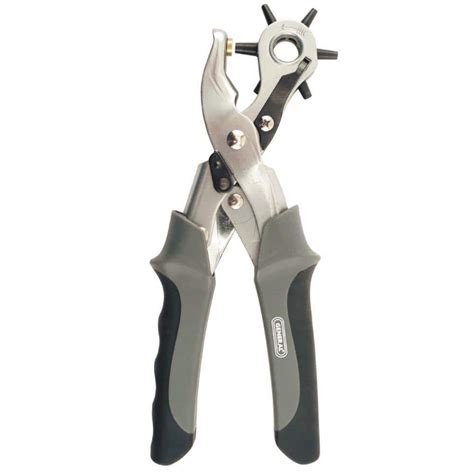 General Tools Heavy Duty Self Opening Revolving Hole Punch Pliers For
