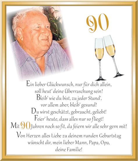 Geburtstag feiert, der muss recht gesund sein, so dass er sich schon auf den 91. Gluckwunsche 90 geburtstag opa - Herzlichen Glückwunsch an ...
