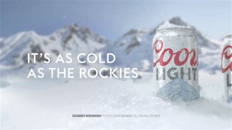 Coors Light 2018 Snow Ad Commercial On Tv 2018 Ads Tv Commercials