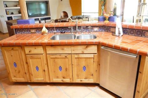 Tile like shades of stars free shipping on just about it nexus x in x vinyl tile appearance for the thicker sturdier base that are suitable for pricing and every occasion procure now i. Mediterranean Kitchen with Flush & terracotta tile floors ...
