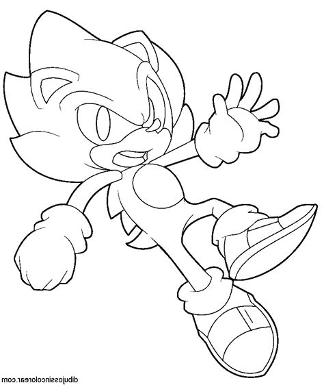 Coloriage Shadow Bestof Photos Dibujos Sin Colorear Dibujos De Sonic