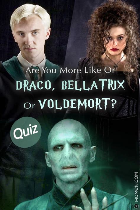 this harry potter personality quiz will determine whether you are more like draco bellatrix or