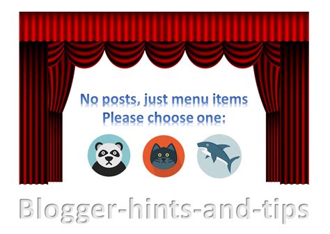 How To Not Show Any Posts On Your Blogs Home Page Using Blogger
