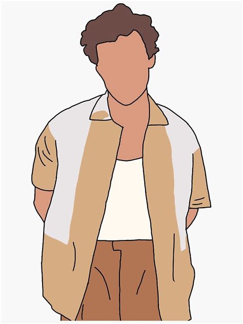 Harry Styles Fine Line Sticker By Sorchaworks Redbubble Outline