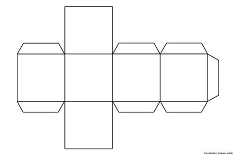 Dice Template Cube Template Papercraft Templates