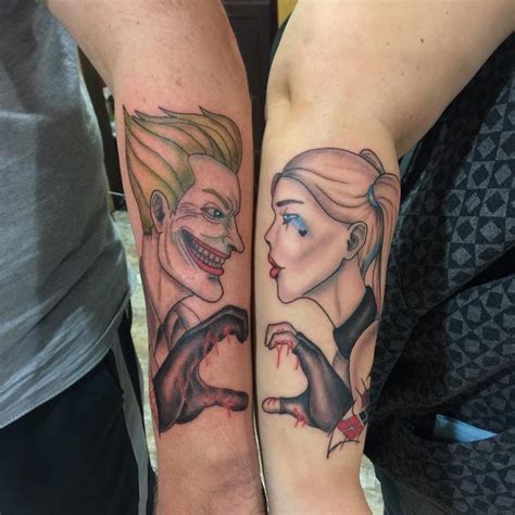 Tattoo Tatuaje Pareja Harley Quinn Y Joker Best Tattoo Ideas