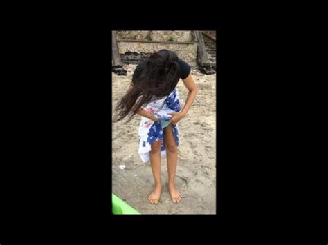 How A Girl Changing Underwear On Open Beach Watch Till Finished Youtube