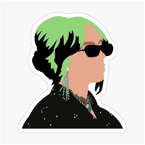 Billie Eilish Ii Sticker Pegatinas Bonitas Pegatinas Para Imprimir