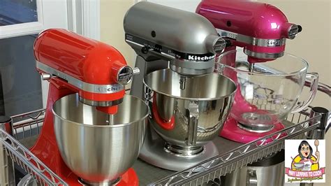 KitchenAid Tilt Head Stand Mixer Comparison ~ Artisan vs ...