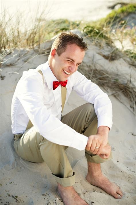 Beach wedding attire is the same as any other wedding where you dress according to the formality of the event, but unlike a normal celebration, there are since stilettos are a hazard on the sand, wear a chunky heel or formal sandals. Wedding Groom Photos To Inspire You - The WoW Style