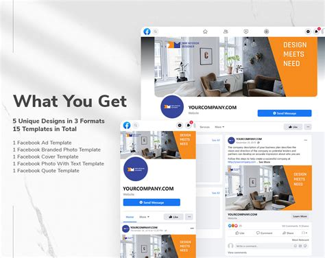 Interior Designer Firm Facebook Marketing Materials 01 What You Get