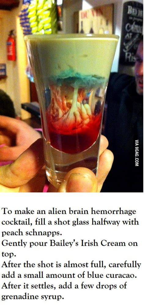 This was more like a miniature digital painting with a few. Alien Brain Hemorrhage Cocktail - 9GAG