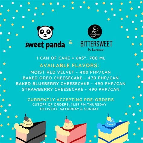 Sweet Panda Are You Ready For Scrumptious Desserts 😋 Facebook