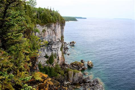 Out Hiking On The Bruce Trail Up Near Tobermory Ontario Canada Oc