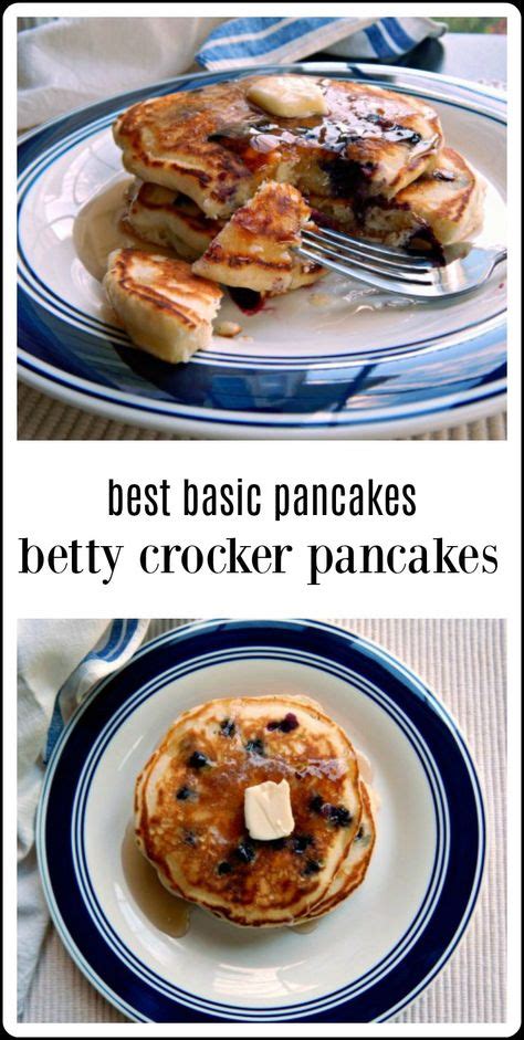 Betty Crocker Pancakes Betty Crocker Betty Crocker Pancake Recipe