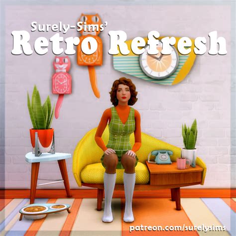 Retro Refresh A Mini Cc Set 🚀 — Surely Sims