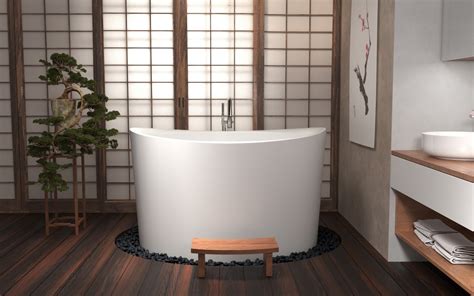 (see this japanese style soaking tub at wayfair). Aquatica True Ofuro Duo Freestanding Stone Japanese ...