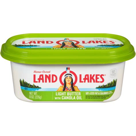 Land O Lakes Spreadable Light Wcanola Oil Butter Food And Grocery Dairy Butter