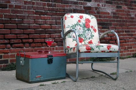 Cheap projects for those on a budget. Vintage Aluminum Lawn Chair Outdoor. $295.00, via Etsy ...