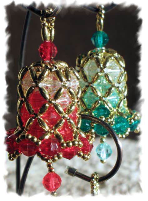 Maybe you would like to learn more about one of these? Bead Bell Ornaments - Hand Made Beaded Christmas Bells ...