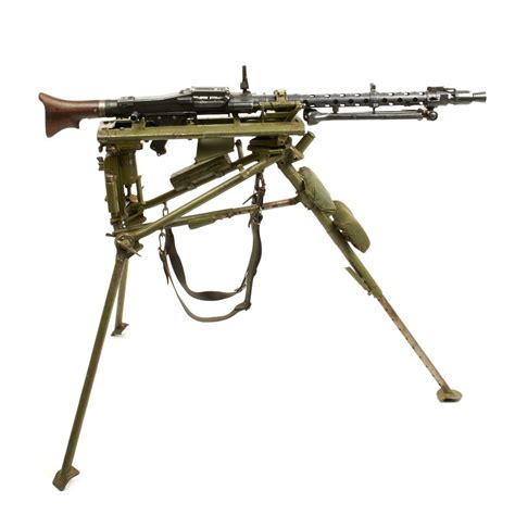 Original German Wwii Mg 34 Display Machine Gun With Ww2 Lafette Mount