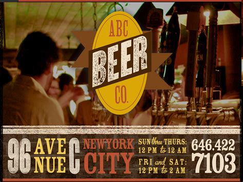 A new york city drug dealer decides to get out of the . Alphabet City Beer Co. | New York NY | Craft Beer Restaurants | Make ...