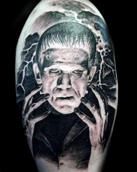 Top 80 Best Frankenstein Tattoos For Men Monster Design Ideas