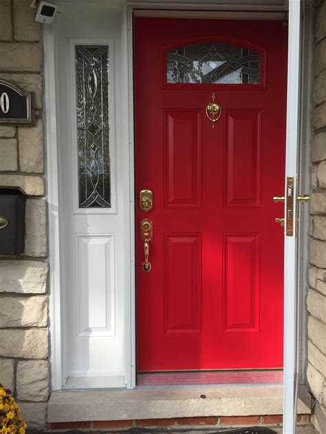 Perfect Red Door I Used Sherwin Williams In Heartthrob And Im In Love