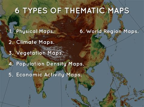 Different Types Of Thematic Maps