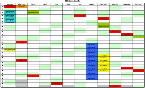 Officehelp Macro 00037 Traditional Calendars For Excel