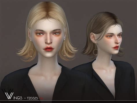 Wings Tz0325 Hair By Wingssims At Tsr Sims 4 Updates
